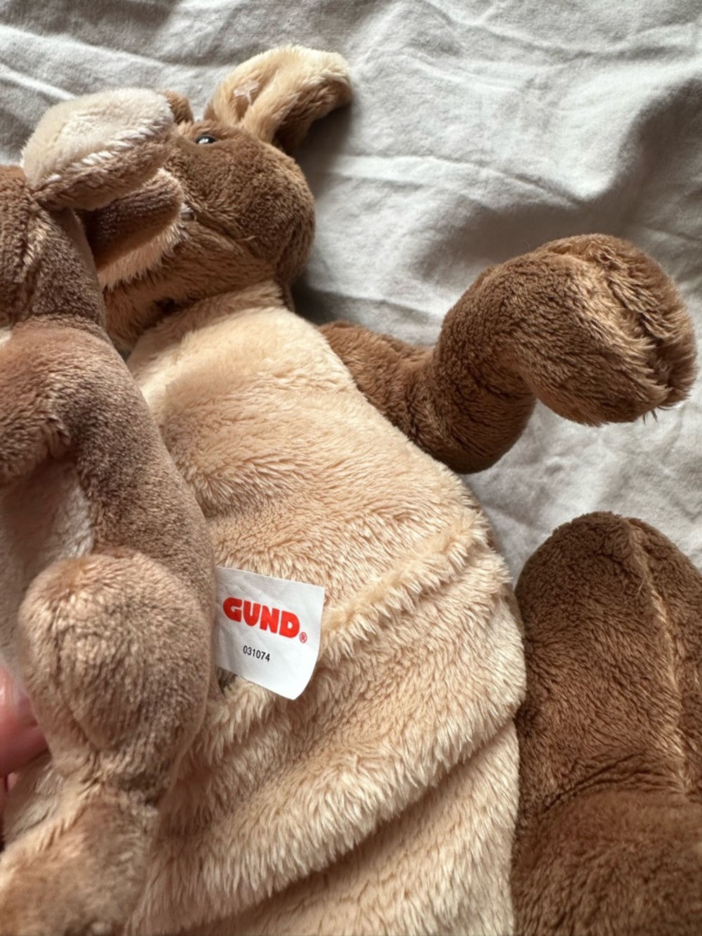 Plush Kangaroo with Joey - Soft Brown Stuffed Animal

l - Picture 4 of 9